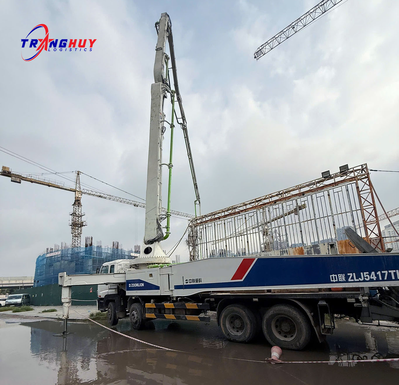 Thuê xe cẩu tại Nam Định giá tốt