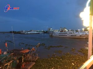 Cảng Rạch Giá về đêm