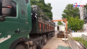 Xe tải Trang Huy bốc hàng vận chuyển từ Hà Nội đi Phú Quốc