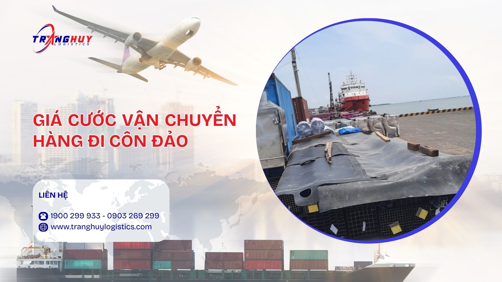 Giá cước vận chuyển hàng đi Côn Đảo 2025