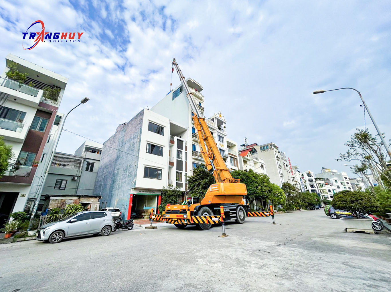 Cho thuê xe cẩu tại Hải Phòng giá rẻ