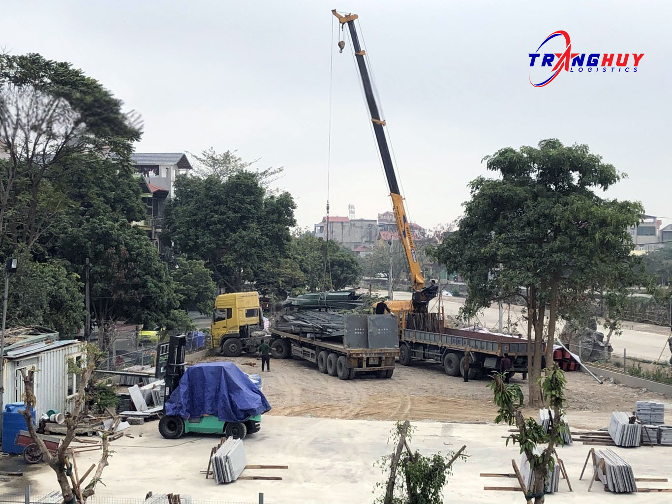 Cho thuê cẩu tại Ninh Bình giá tốt