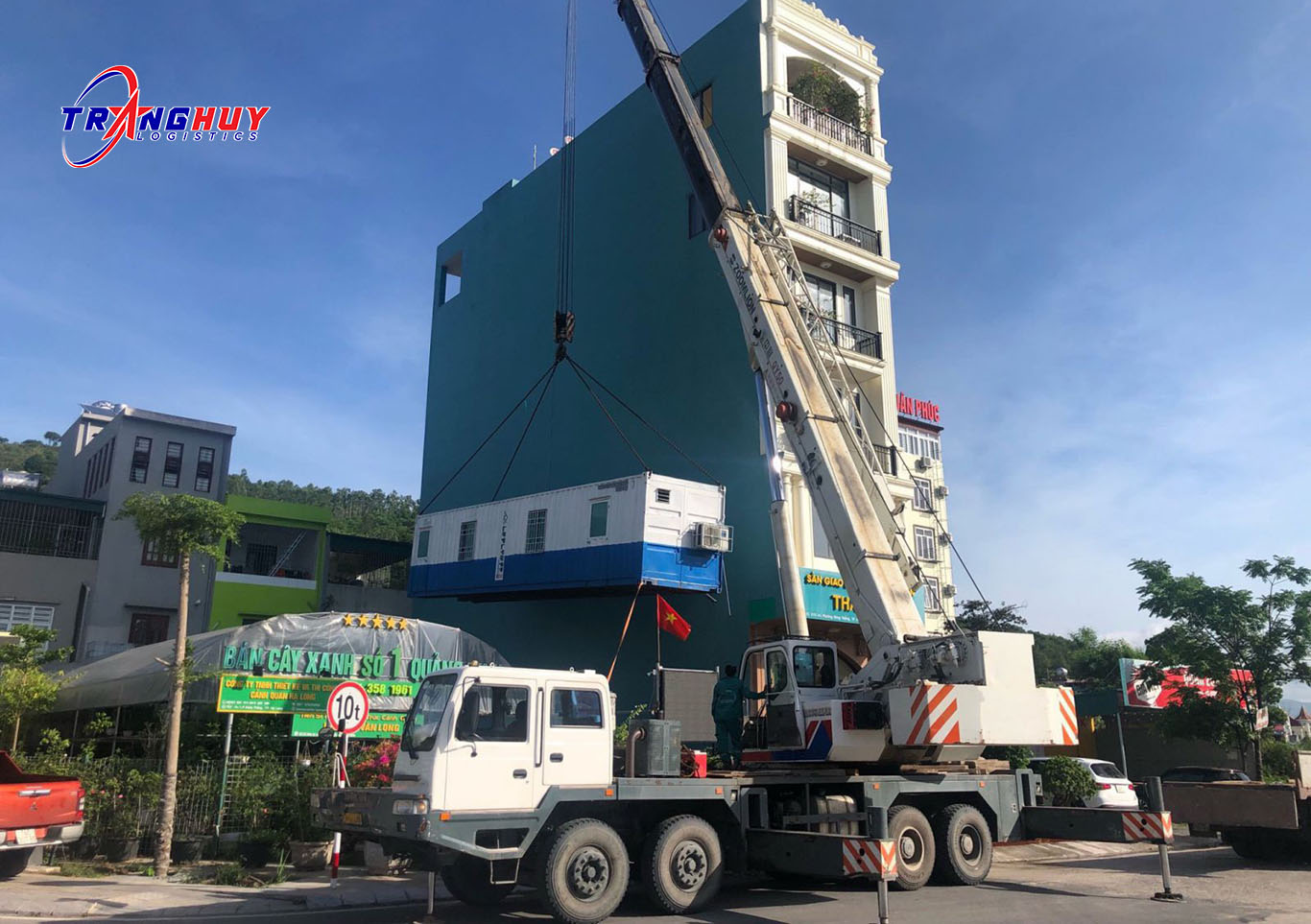 Cho thuê xe cẩu tại Quảng Ninh giá rẻ