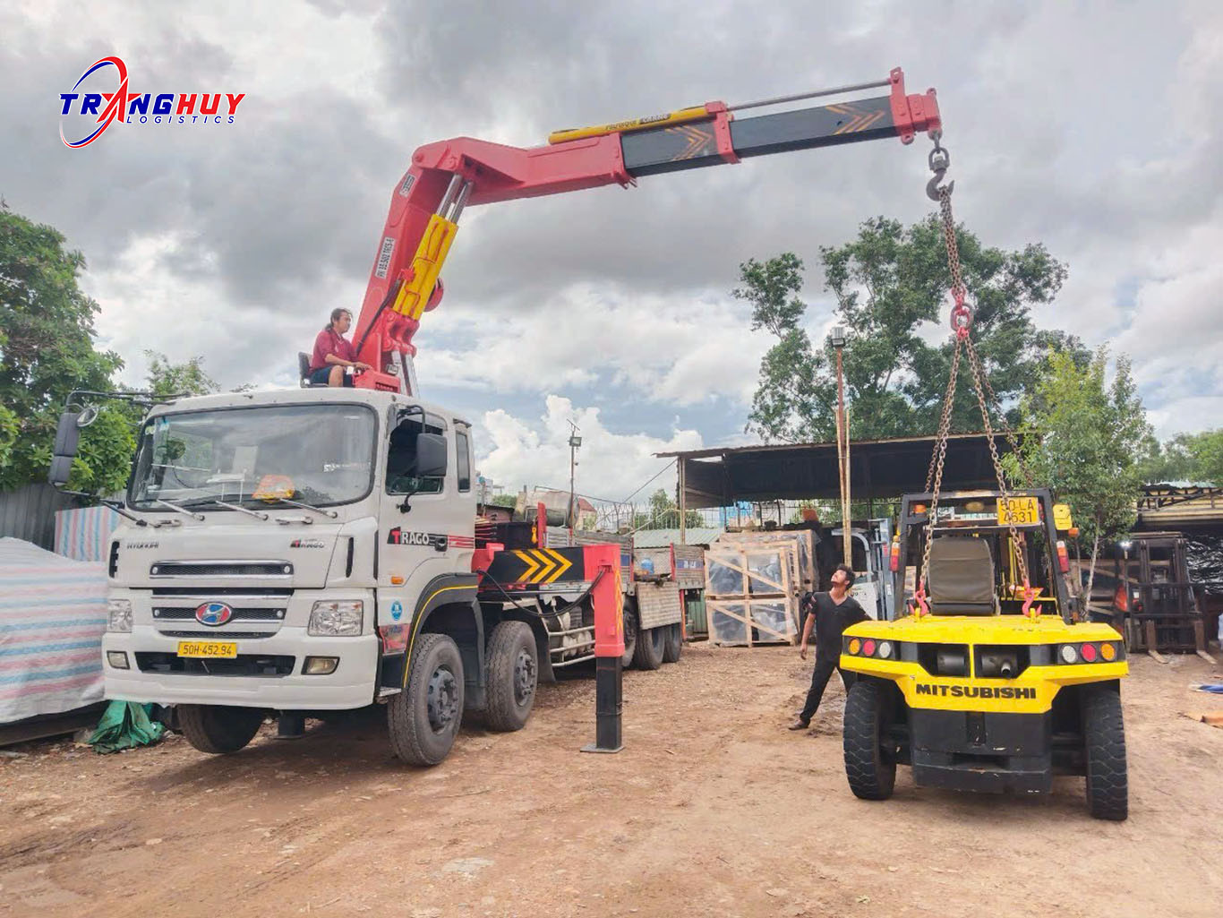 Cho thuê xe cẩu tại Thái Bình giá tốt