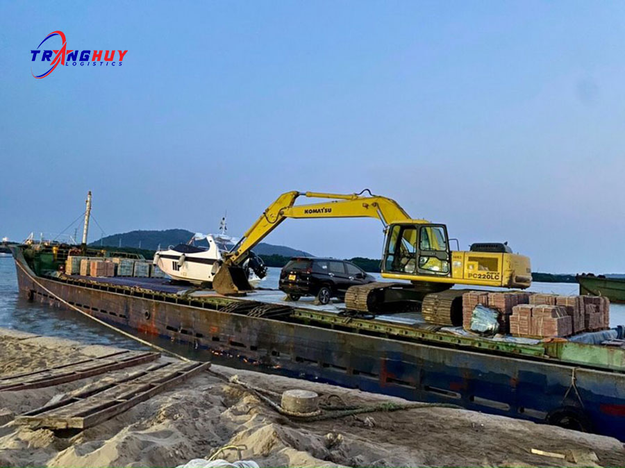 Gửi hàng từ Vũng Tàu đi Côn Đảo bằng sà lan
