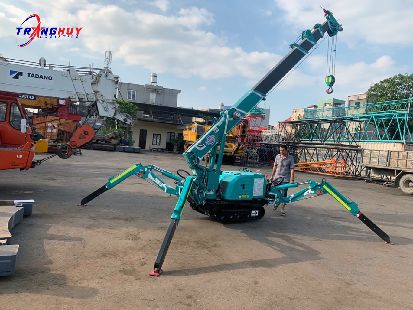Cho thuê cẩu chân nhện tiện lợi