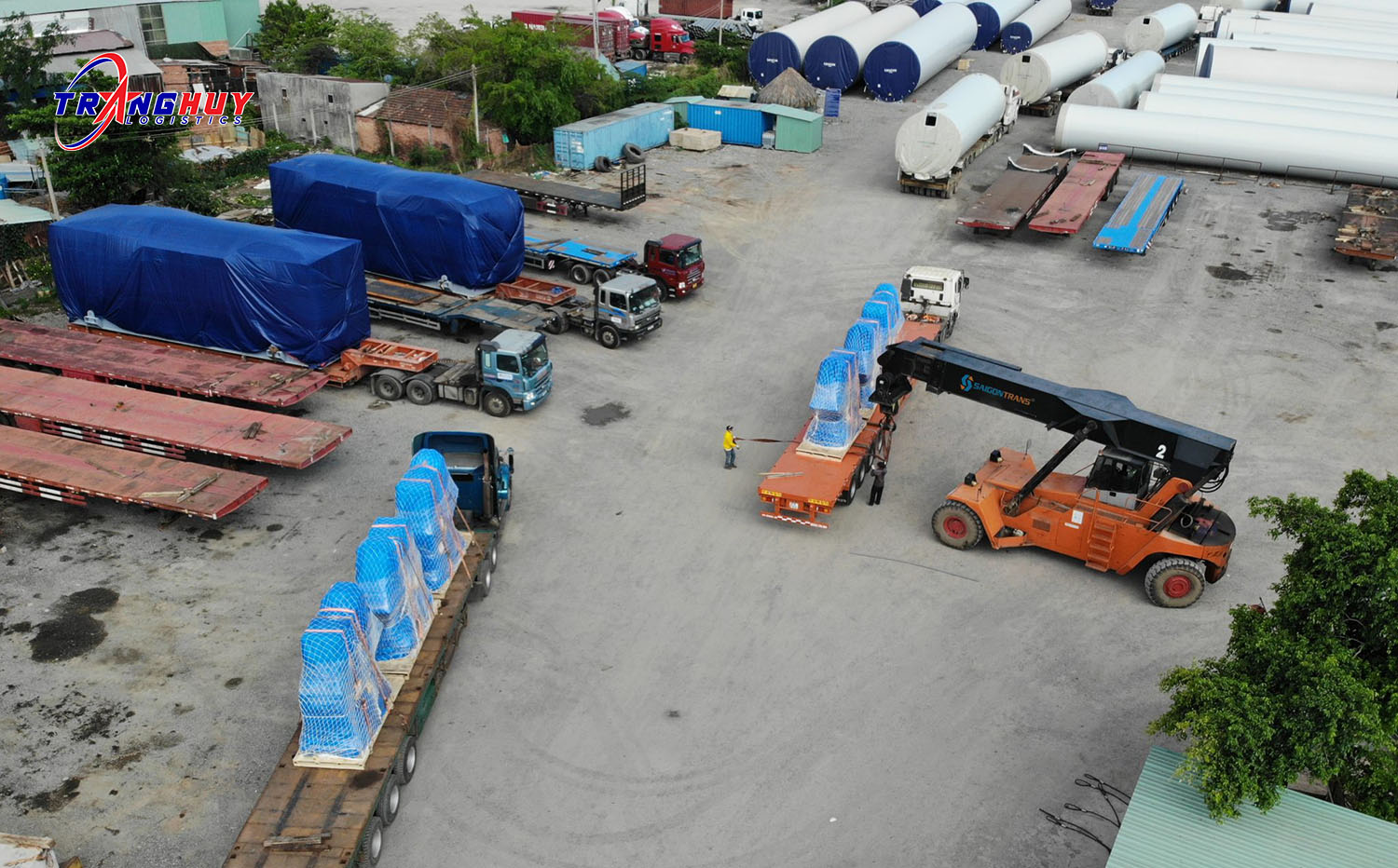 Dịch vụ vận chuyển siêu trường siêu trọng của Trang Huy