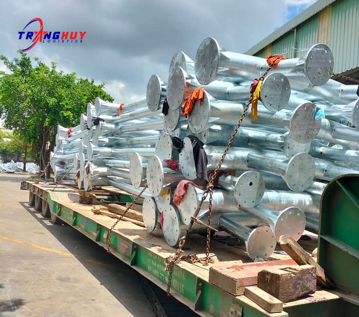 Vận chuyển kết cấu thép xuất Bangladesh