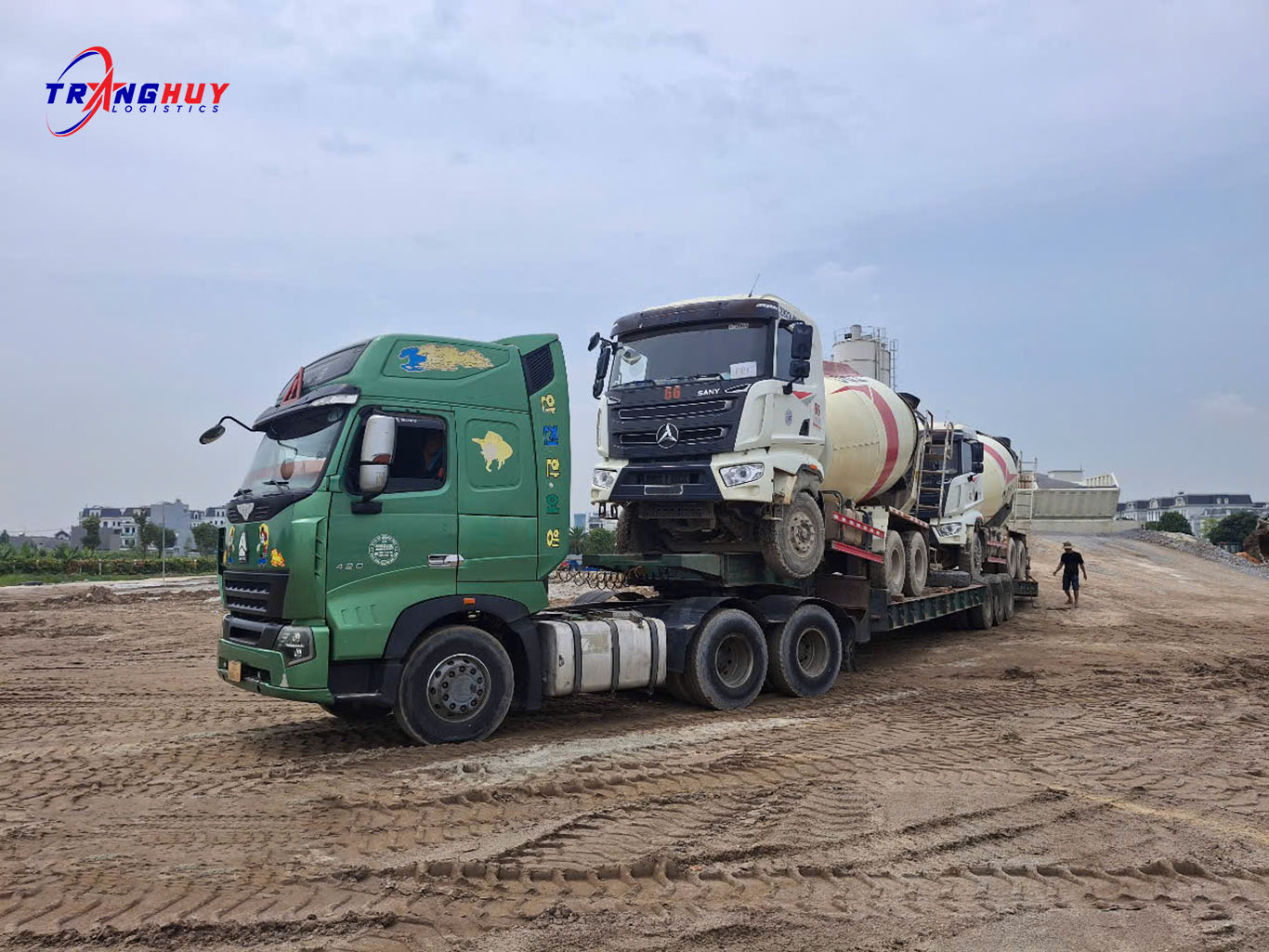 Vận chuyển máy móc công trình xây dựng