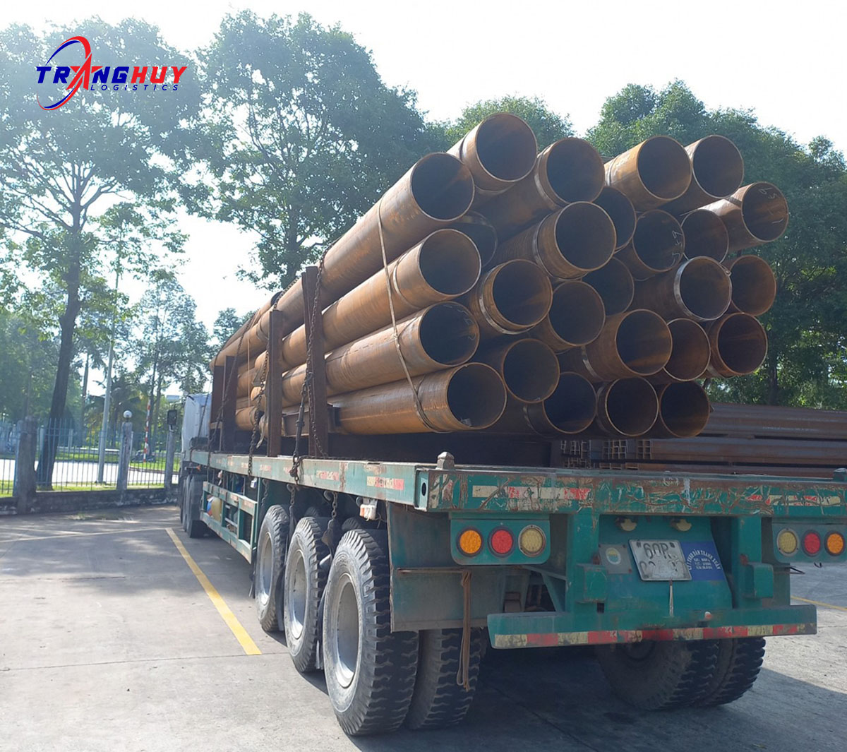 Vận chuyển sắt thép, thép ống