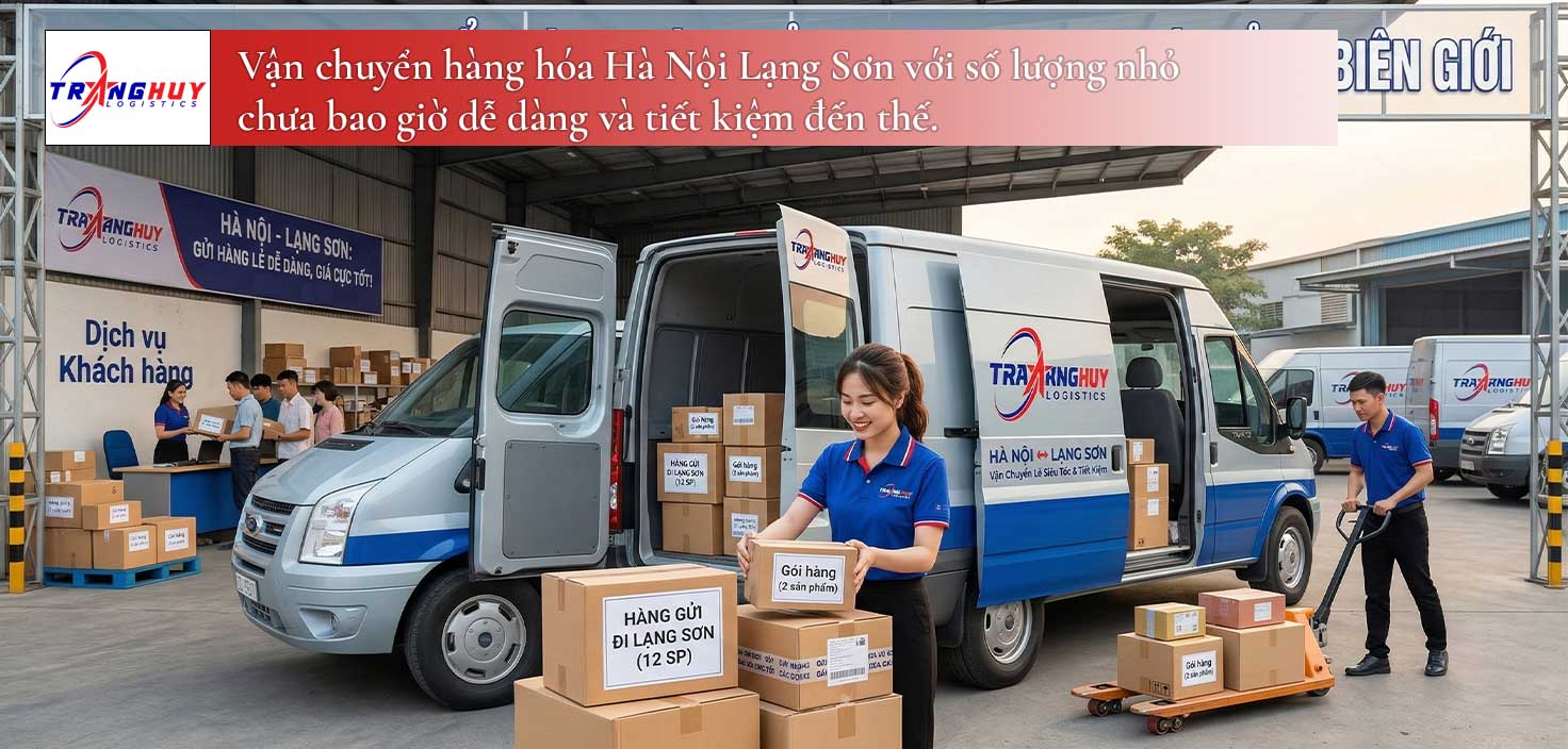 vận chuyển hàng hóa Hà Nội Lạng Sơn với số lượng nhỏ chưa bao giờ dễ dàng và tiết kiệm đến thế.