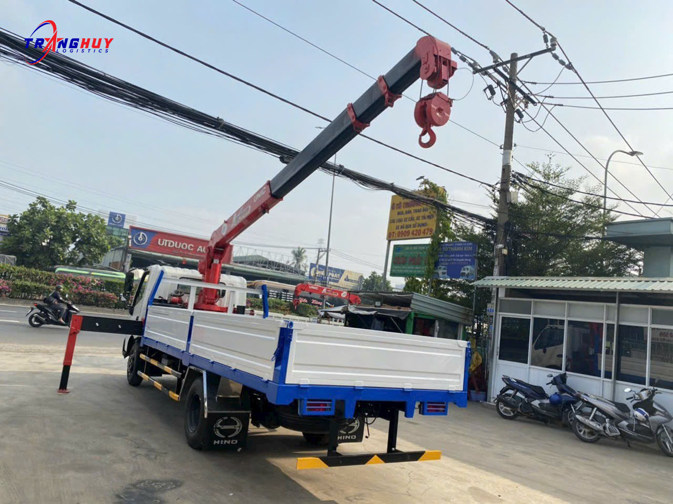GIá thuê xe cẩu nhỏ theo ca