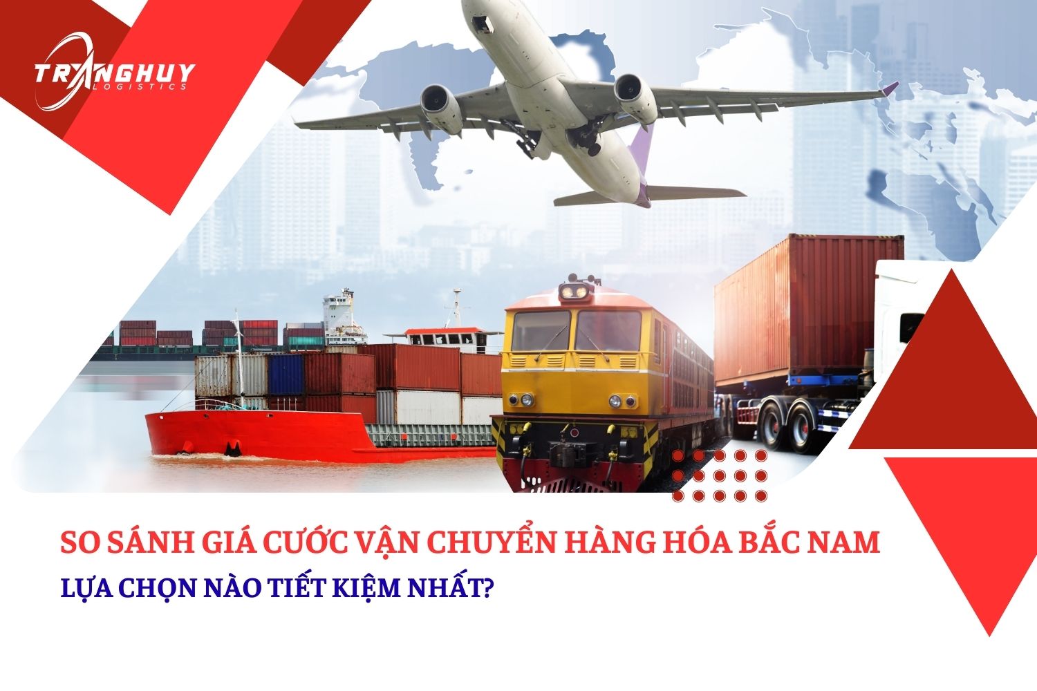 so sánh giá cước vận chuyển hàng hoá bắc nam