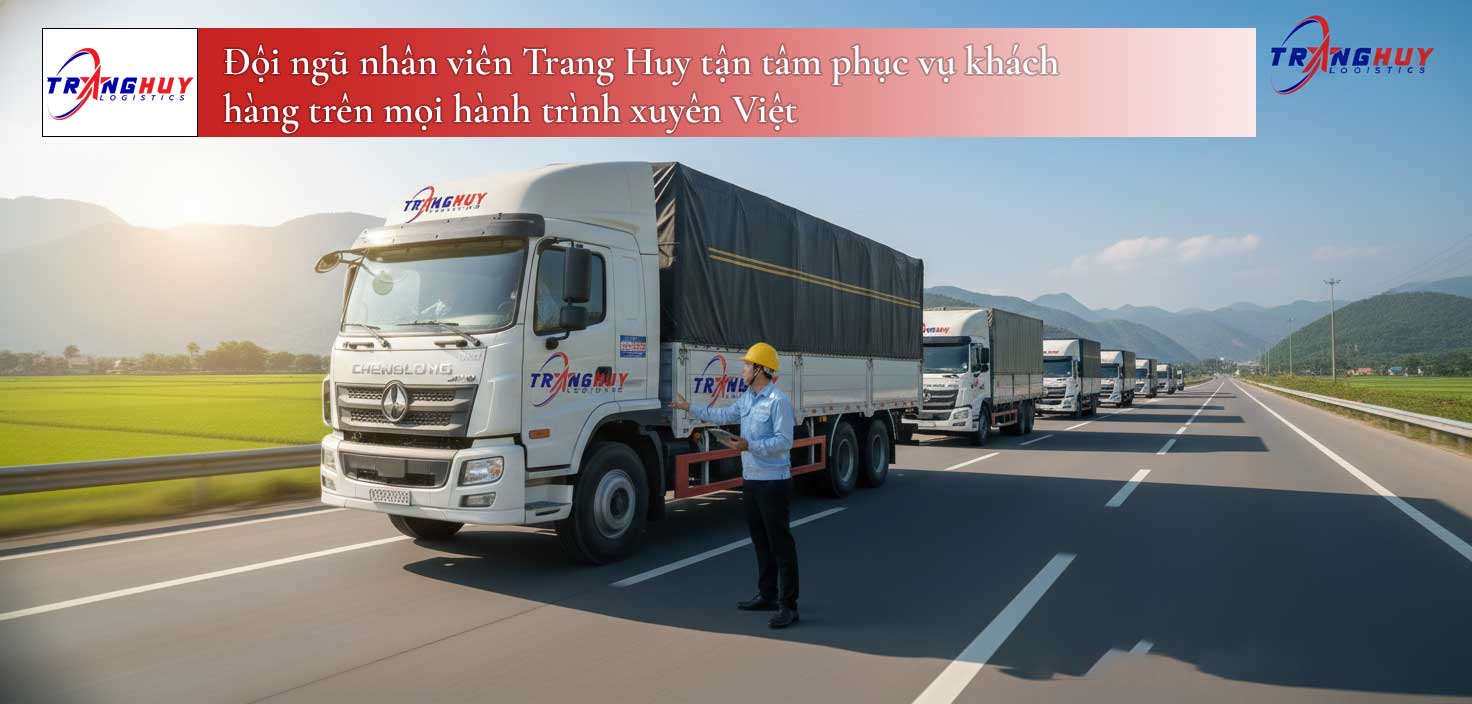 Đội ngũ nhân viên Trang Huy tận tâm phục vụ khách hàng trên mọi hành trình xuyên Việt