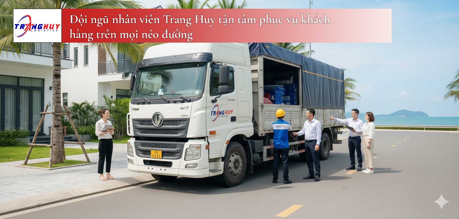 Đội ngũ nhân viên Trang Huy tận tâm phục vụ khách hàng trên mọi nẻo đường