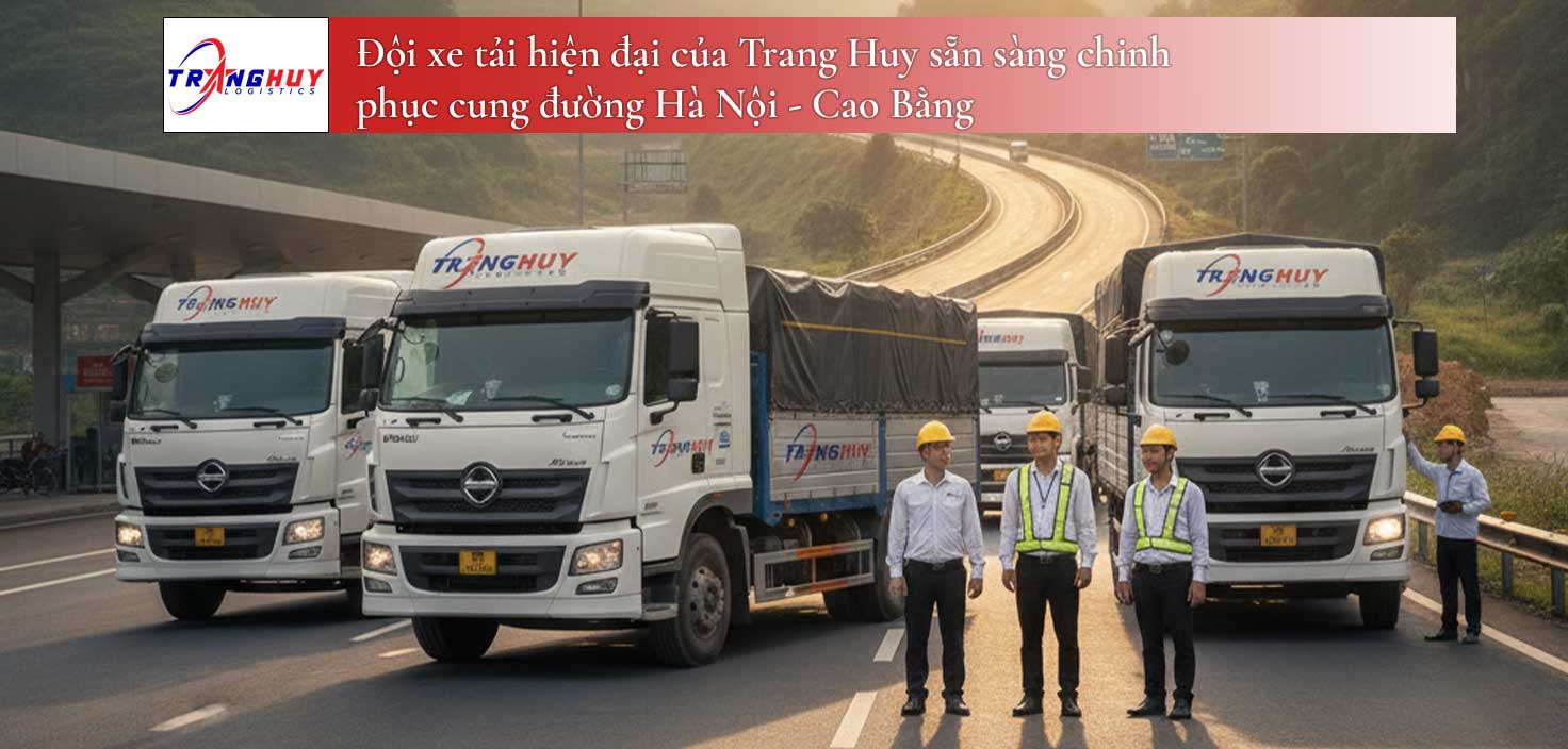 Đội xe tải hiện đại của Trang Huy sẵn sàng chinh phục cung đường Hà Nội - Cao Bằng