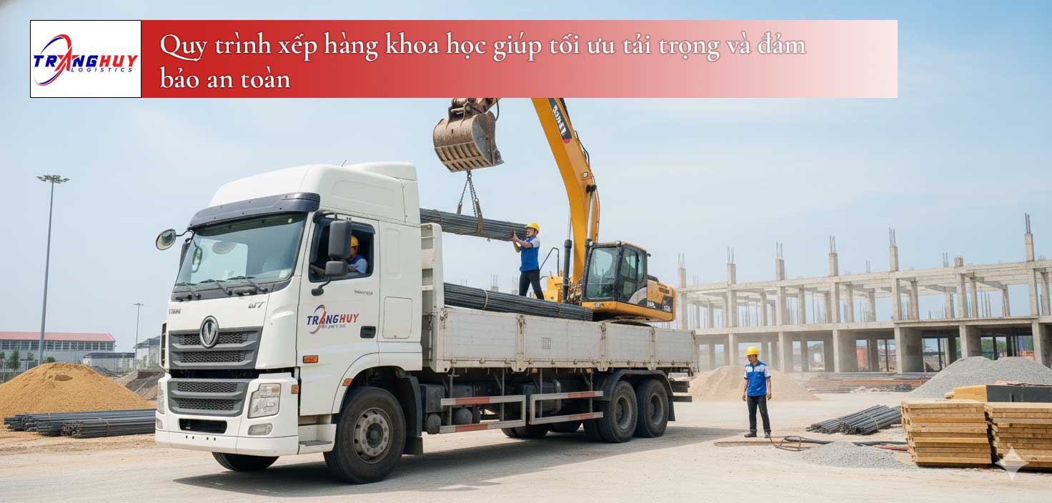 Quy trình xếp hàng khoa học giúp tối ưu tải trọng và đảm bảo an toàn