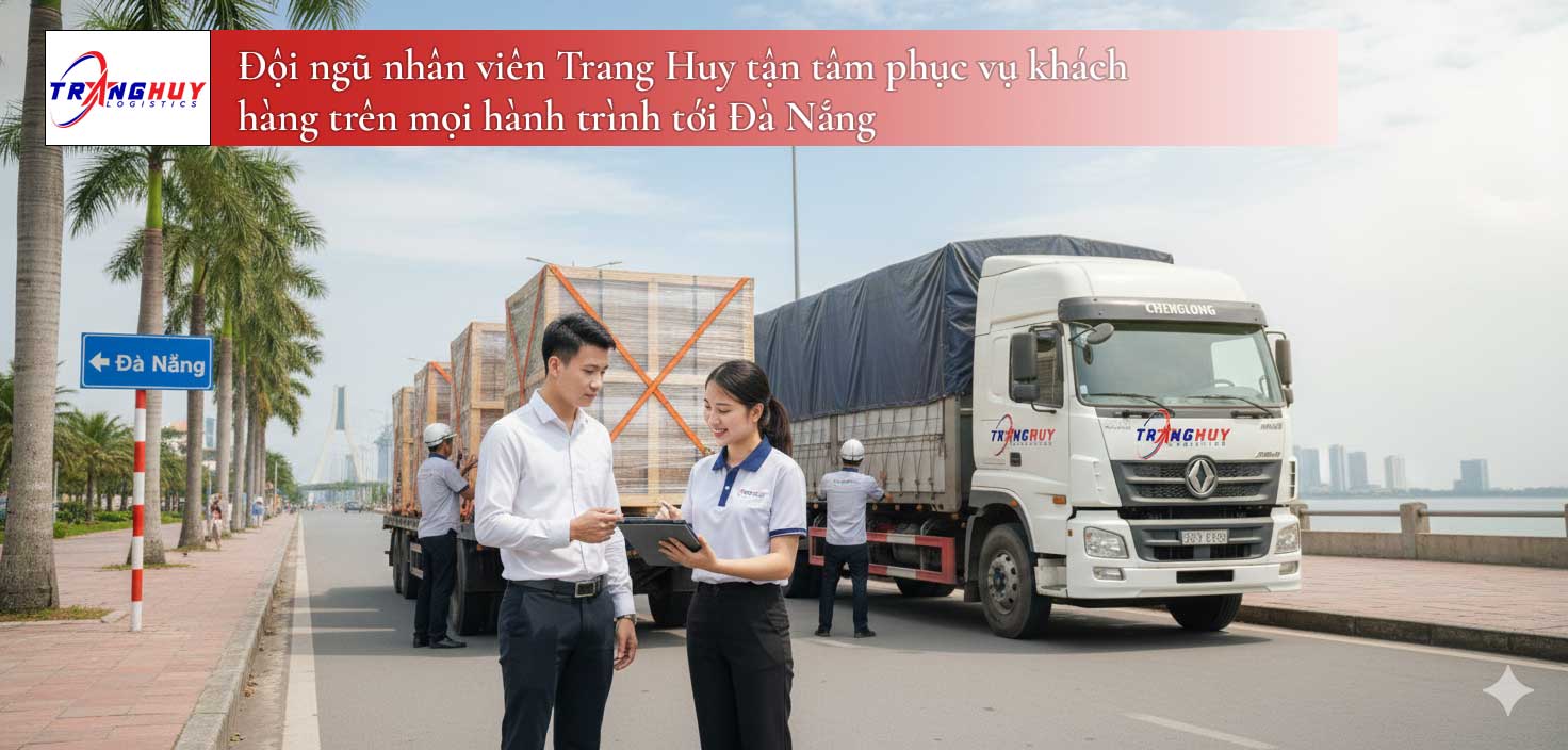 Đội ngũ nhân viên Trang Huy tận tâm phục vụ khách hàng trên mọi hành trình tới Đà Nắng