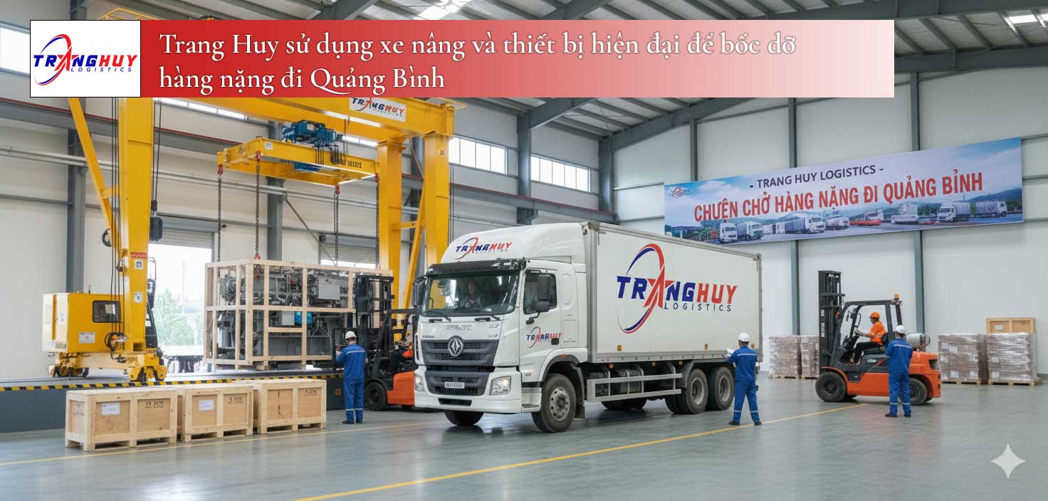 Đội ngũ Trang Huy Logistics kiểm soát chặt chẽ quy trình giao nhận tại Quảng Bình
